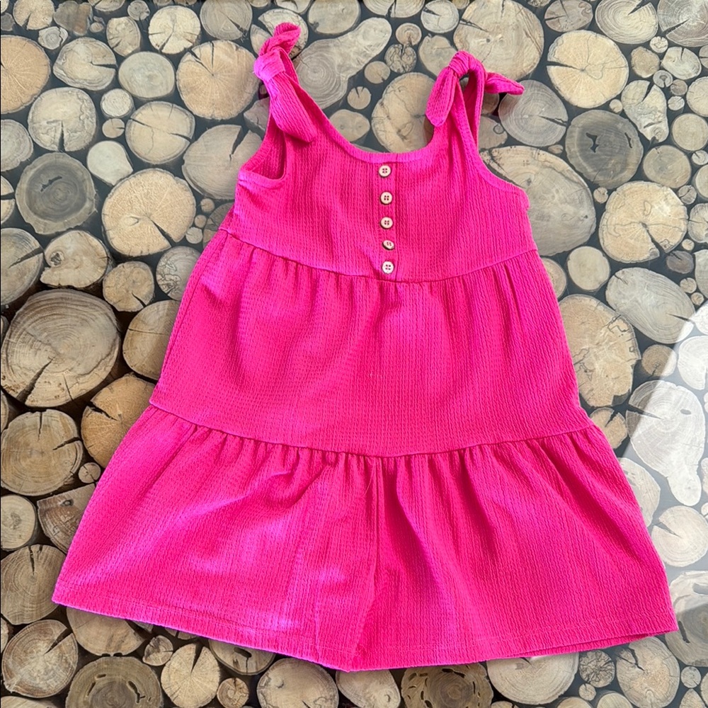 Mayoral Fuchsia Sleeveless Romper